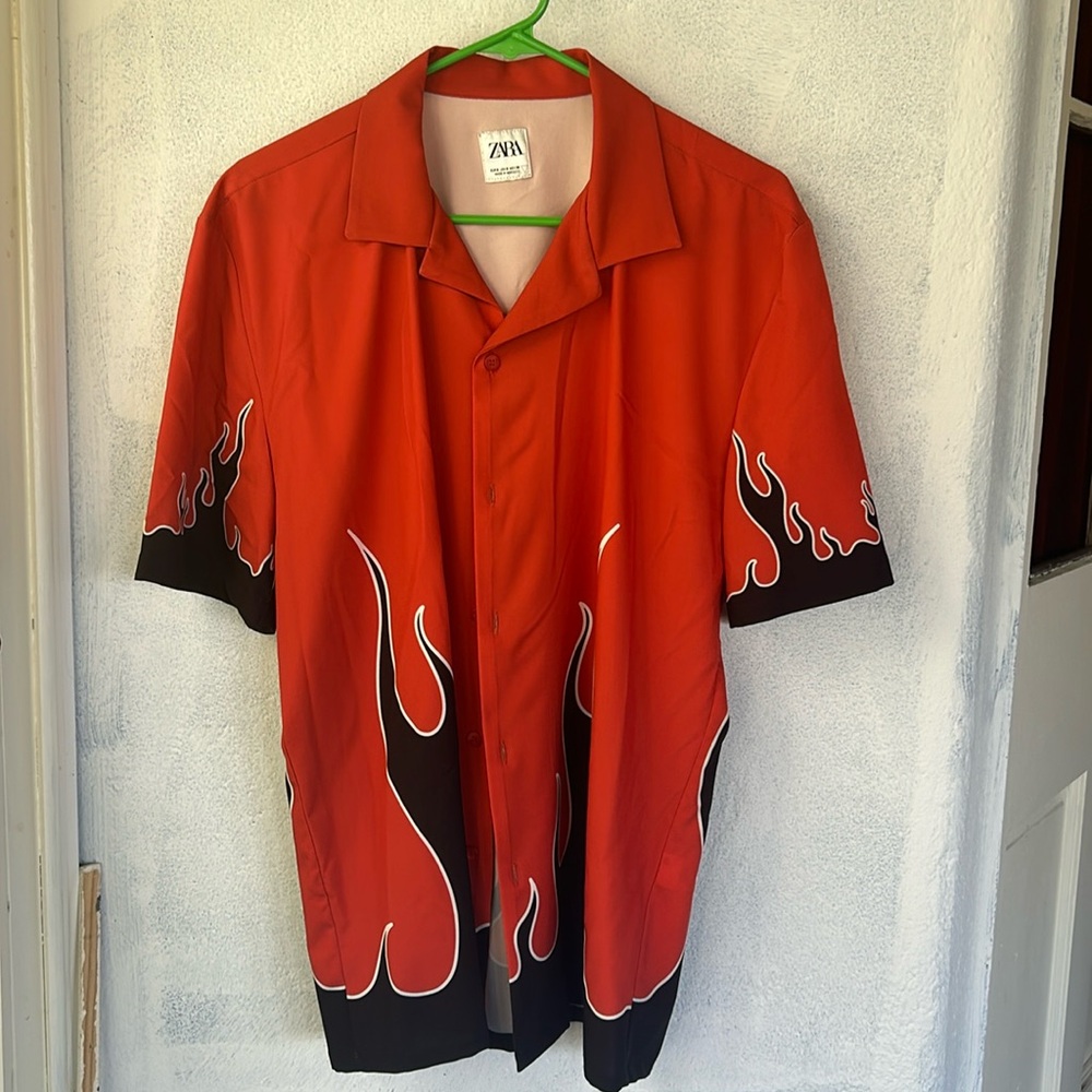 Flaming Zara button up